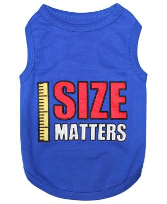 Size Matters Dog T Shirt