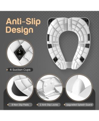 | Folding Travel Toilet Seat Trainer (White)