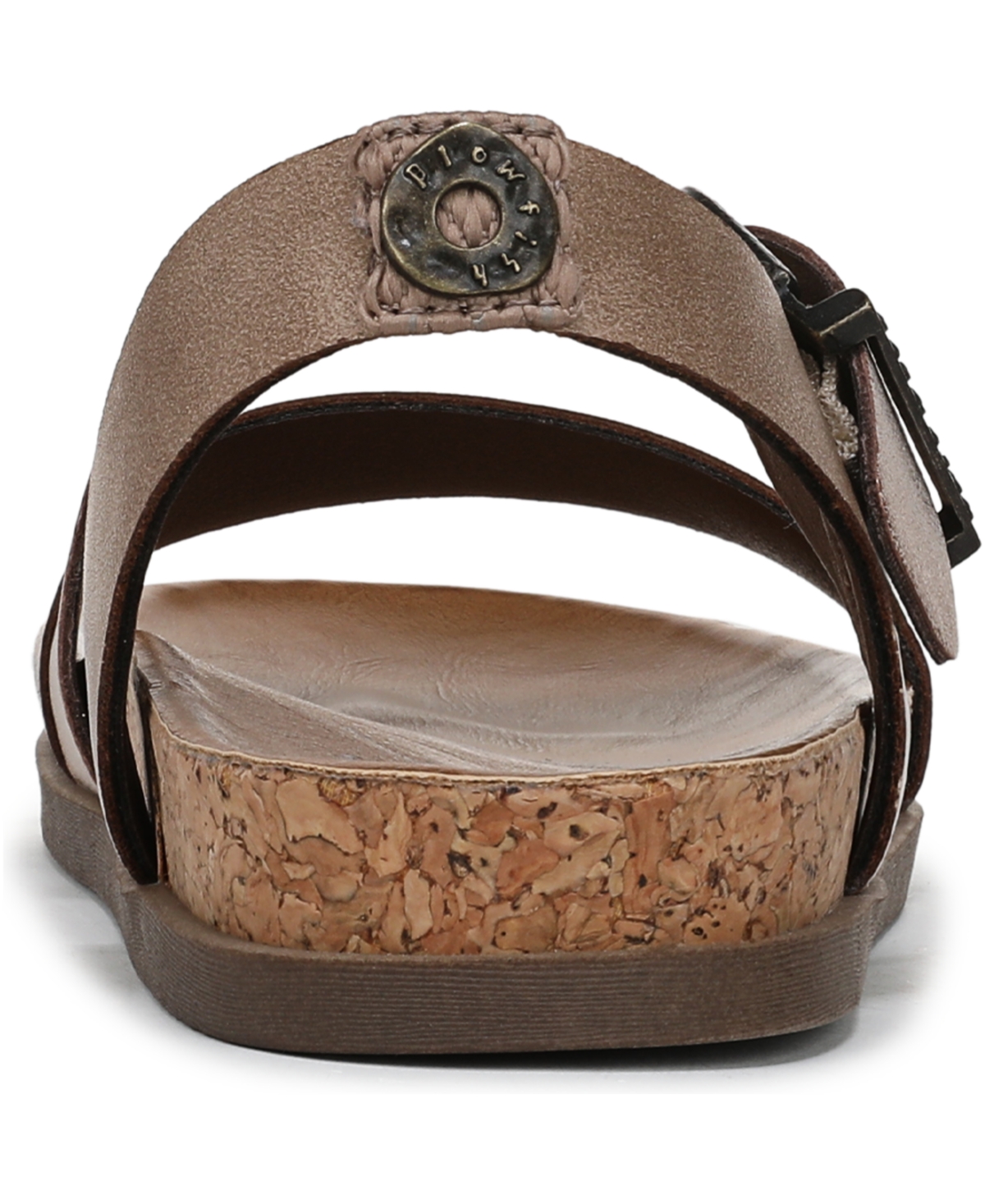 Shop Blowfish Malibu Women's Lance Strappy Open Round Toe Platform Sandals In Oak Faux Leather