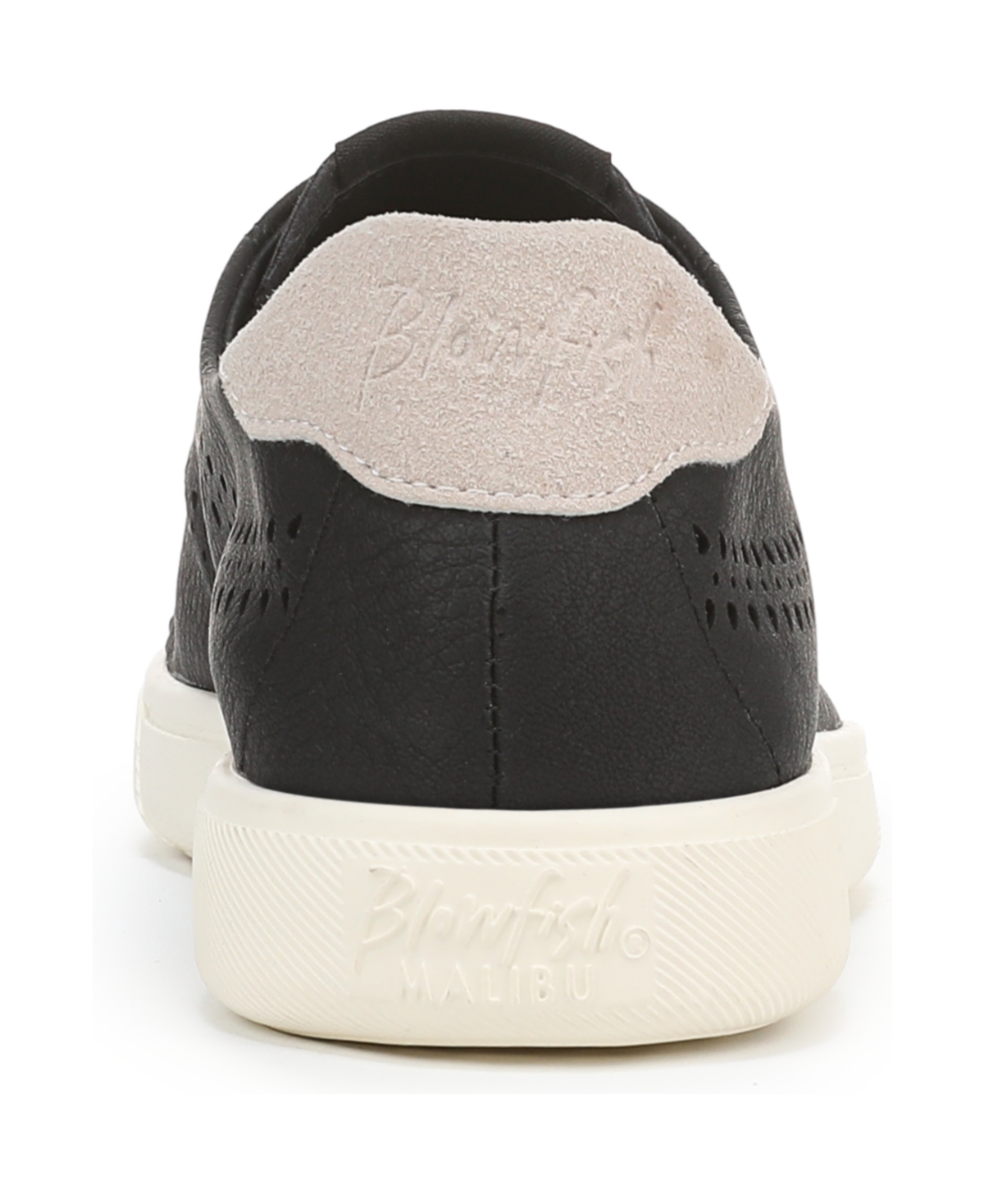 Shop Blowfish Malibu Women's Tanner Low Profile Lace Up Sneakers In Black Faux Leather