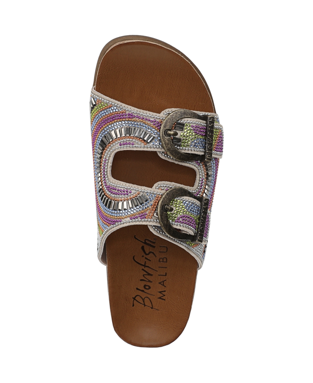 BLOWFISH MALIBU WOMEN'S LIMA OPEN ROUND TOE SLIDE PLATFORM SANDALS 