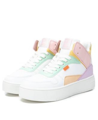Women's Sneakers White With Multicolor Accent