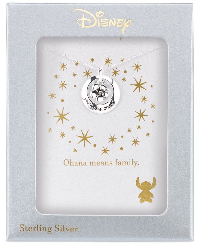 Ohana necklace disney clearance