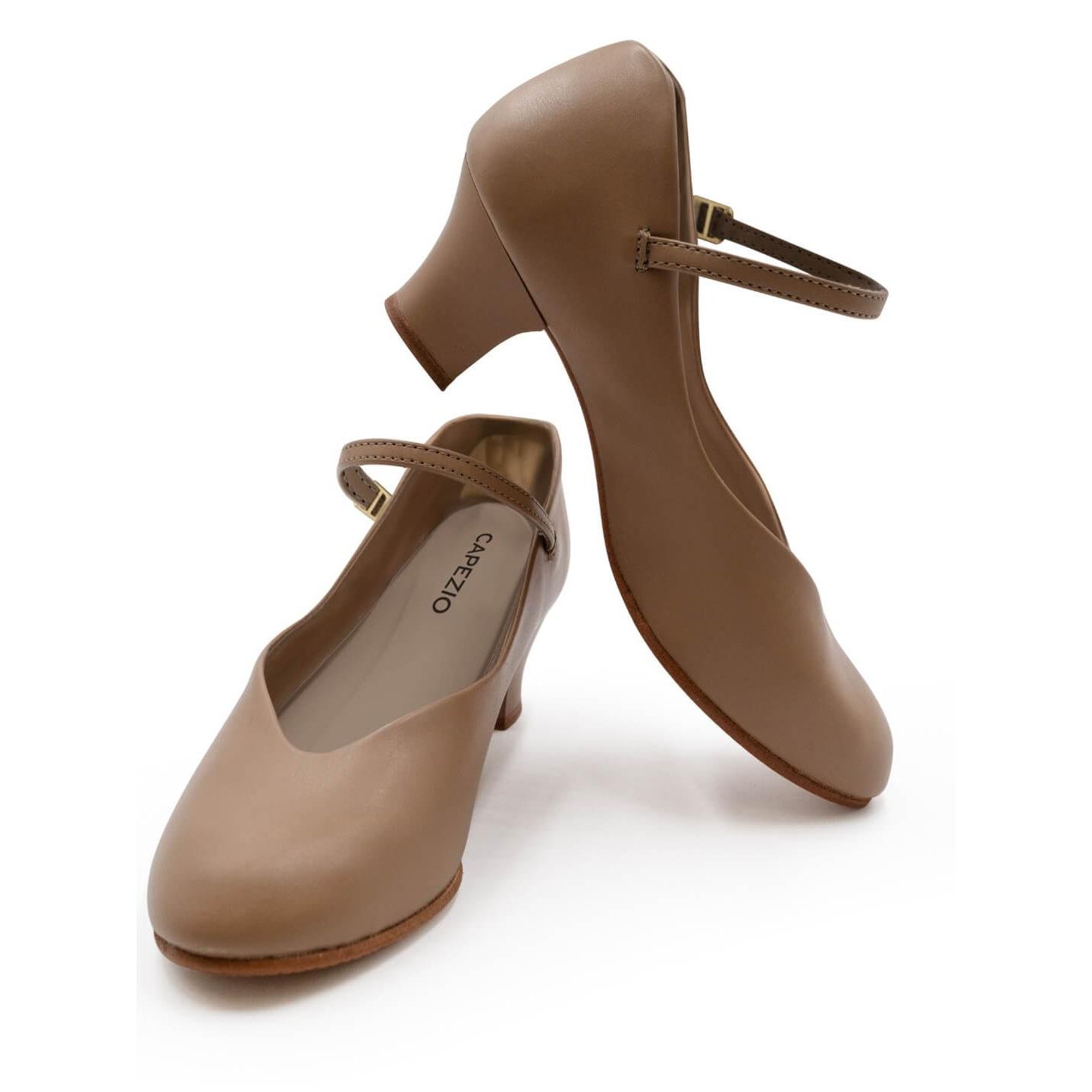 Детские туфли Capezio Jr. Footlight для танцев, цвет: Карамельный — фото 4