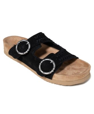 Women's Georgine Classic Suede Buckle Slide Sandals