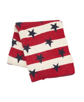 50" x 60" American Flag Accent Throw Blanket, All Seasons, USA