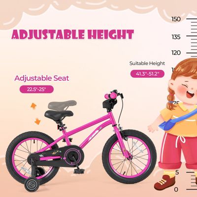Kids Bike Sport Bicycle for 4-7 Years Old with Adjustable Seat, Reflectors, and Training Wheels for a Safe and Fun Ride