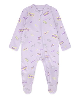 Baby Girls or Boys Printed Footed Coverall