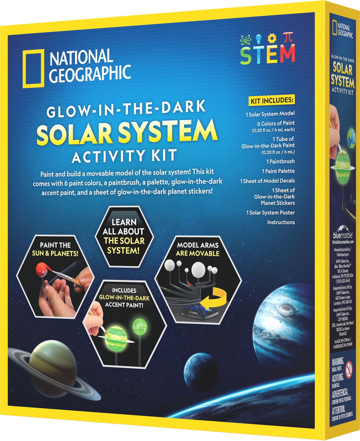National Geographic Glow-in-the-dark Solar System Activity Kit In Multi-color