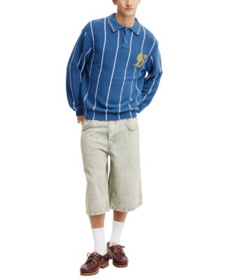 Men's Rugby Knit Polo Shirt