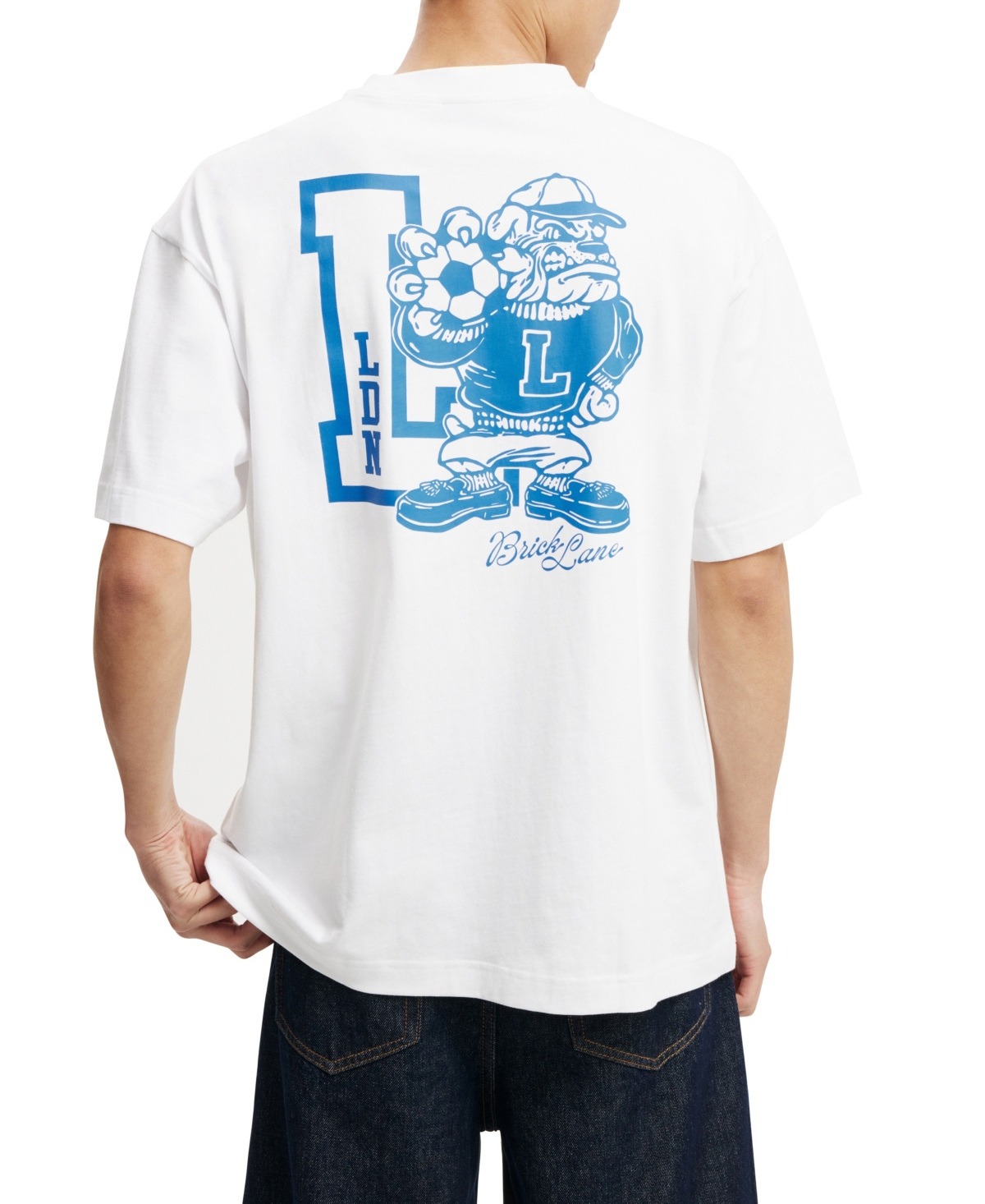 Cotton On Men's Box Fit Graphic T-shirt In White