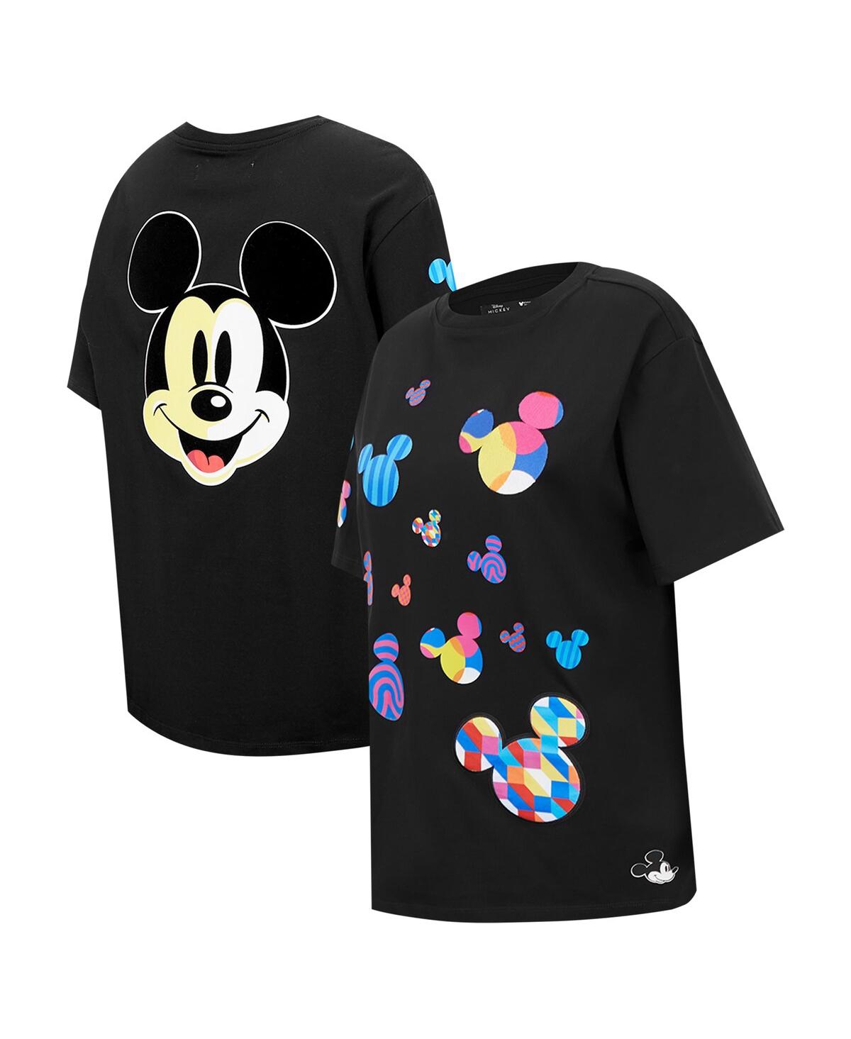 FREEZE MAX WOMEN'S BLACK ICONS EXPRESSION BOYFRIEND T-SHIRT 