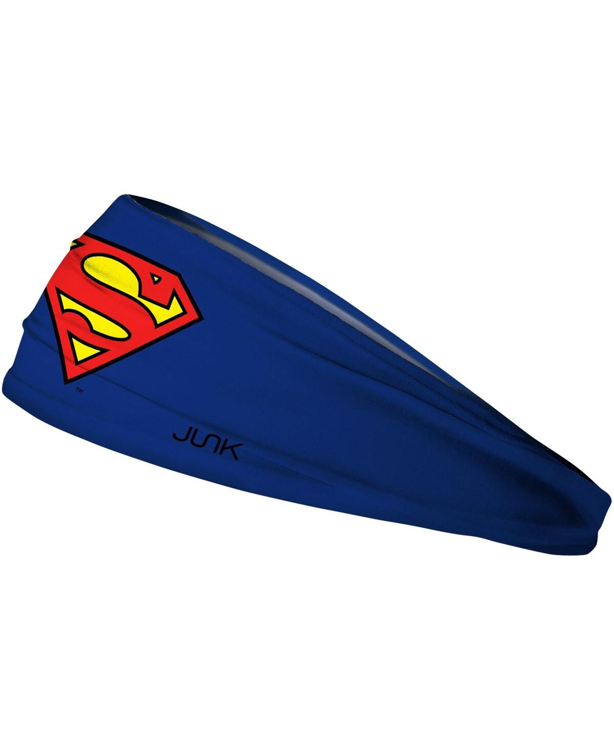 Men's and Women's Superman Logo Headband - Royal