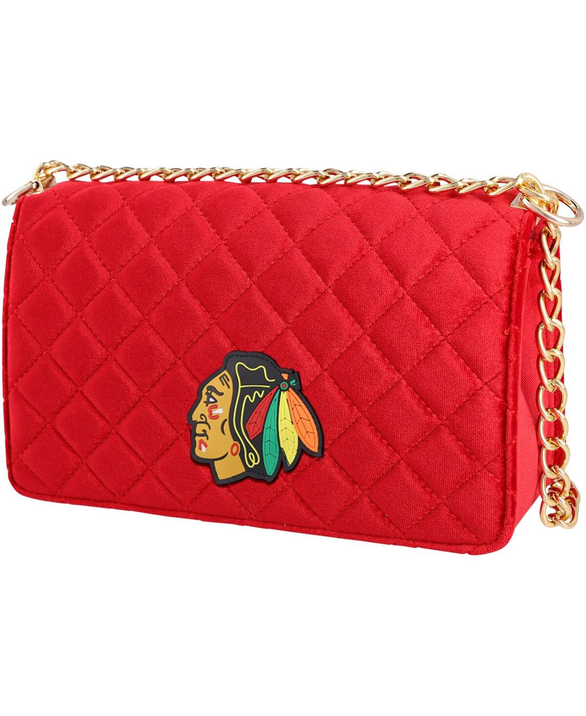 Women's Chicago Blackhawks Velvet Team Color Bag