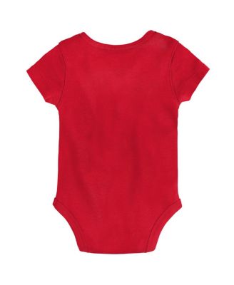 Baby Boys and Girls Scarlet Ohio State Buckeyes College Football Playoff 2024 National Champions Bodysuit
