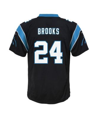 Big Boys and Girls Jonathon Brooks Black Carolina Panthers Team Game Jersey