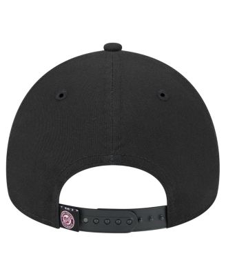 Men's Black Washington Nationals 9FORTY A-Frame Adjustable Hat