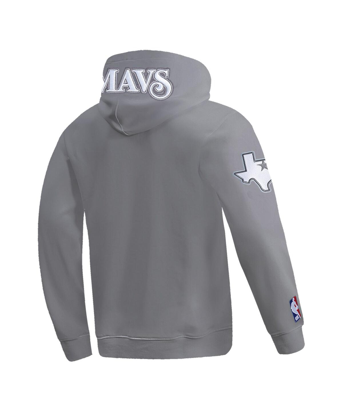 Pro Standard Men's Gray Dallas Mavericks 2024/25 City Edition Chenille Applique Pullover Hoodie In Gray
