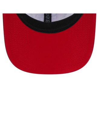 Men's White/Scarlet San Francisco 49ers AAPI Apex Collection Floral 9SEVENTY Stretch-Snap Hat