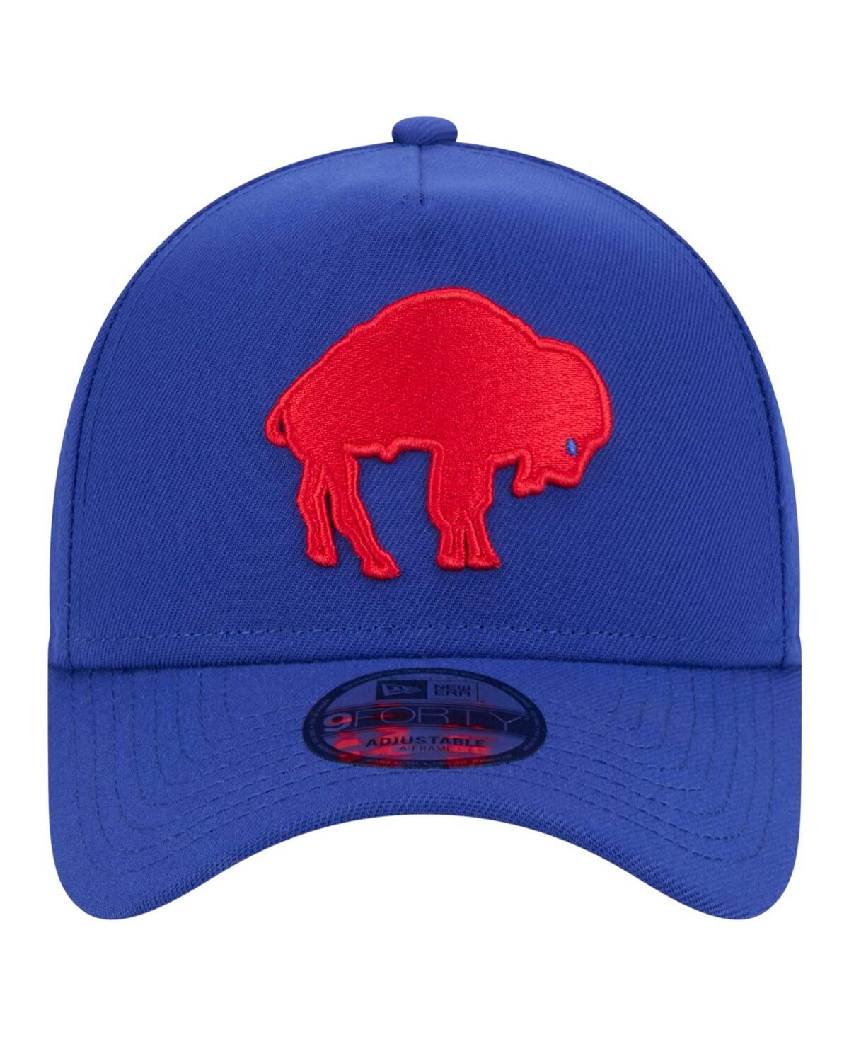 NEW ERA MEN'S ROYAL BUFFALO BILLS A-FRAME 9FORTY ADJUSTABLE HAT 