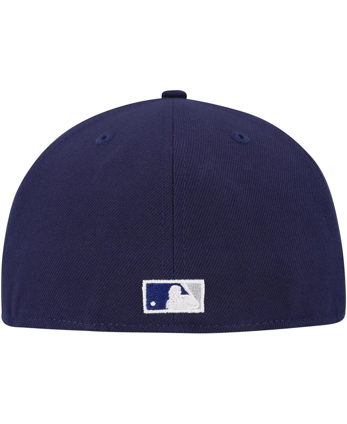 Shop New Era Men's Royal Chicago Cubs Duo Logo 2.0 59fifty Fitted Hat In Navy