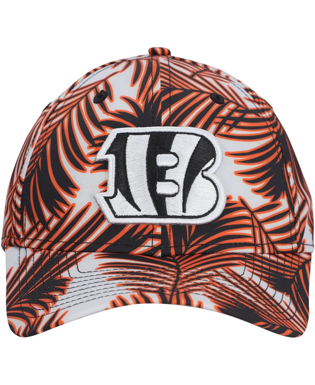 NEW ERA MEN'S GRAY CINCINNATI BENGALS PALMS 39THIRTY FLEX HAT 