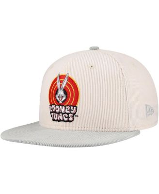 Men's Cream Looney Tunes 9FIFTY Corduroy Snapback Hat
