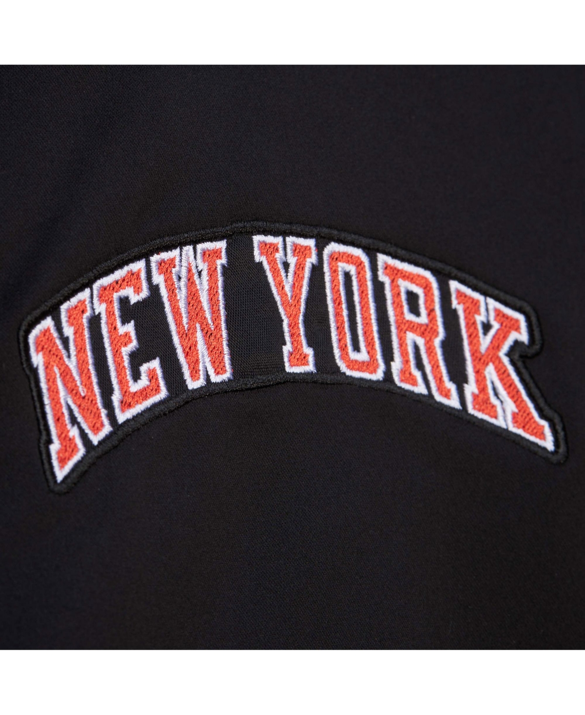 Mitchell & Ness Men's Black New York Knicks Hardwood Classics Blackout Collection Satin Full-zip Jacket In Black