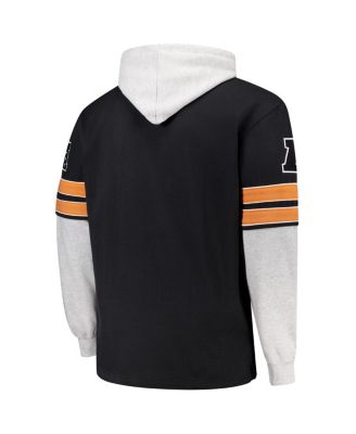 Men's Black Cincinnati Bengals Big Tall Lacer Pullover Hoodie