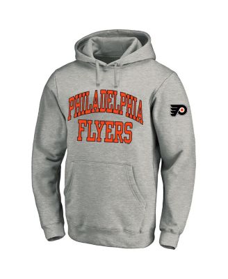 Fanatics - Men's Heather Gray Philadelphia Flyers Big Tall Fleece Pullover Hoodie