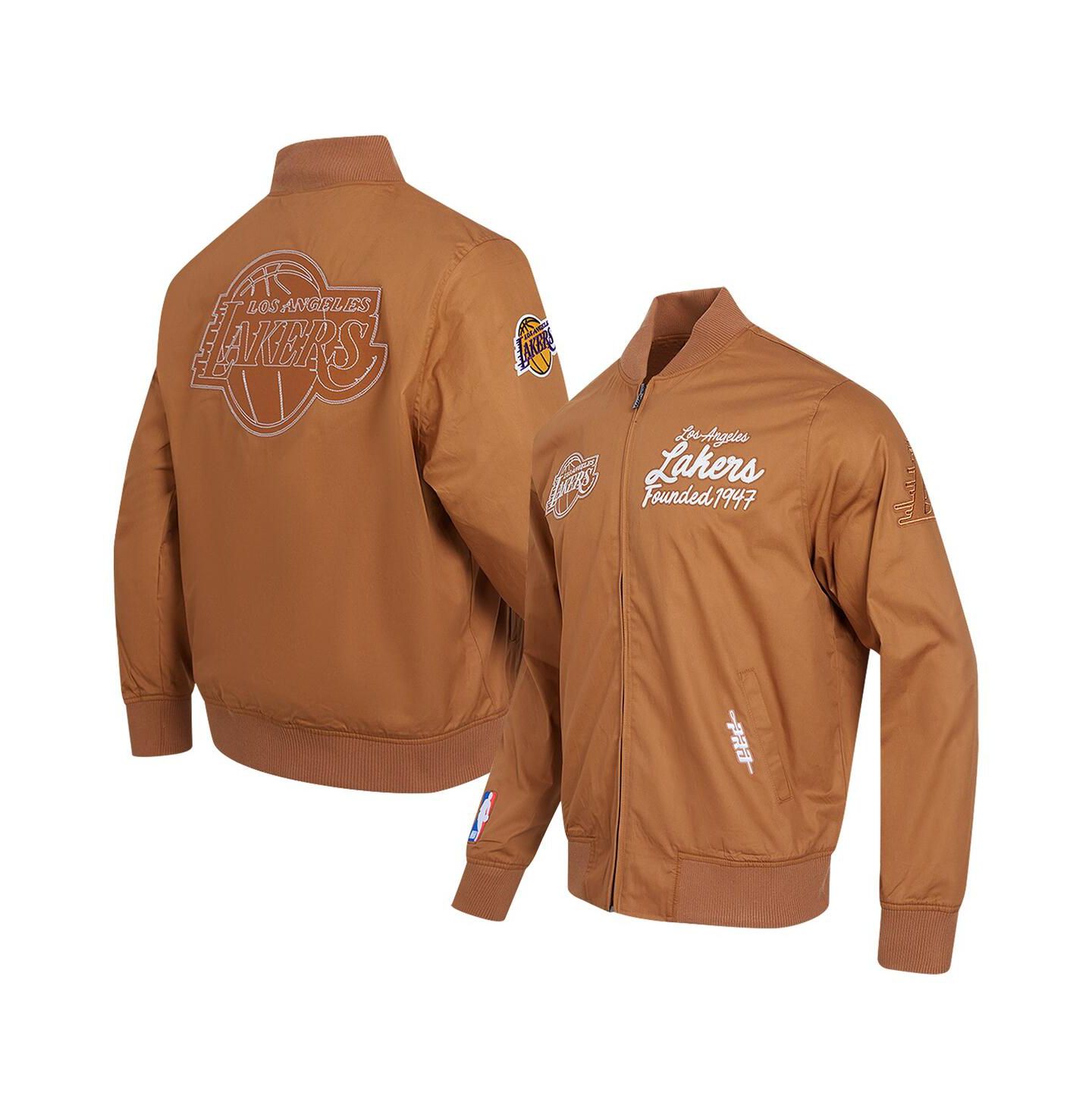 Мужская куртка Pro Standard Brown Los Angeles Lakers Paint The City Full-Zip — фото 1