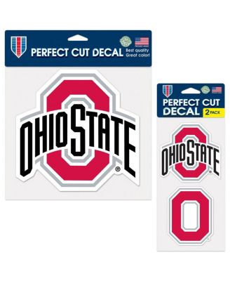 Wincraft - Ohio State Buckeyes Three-Pack Perfect Cut Decal Sheet