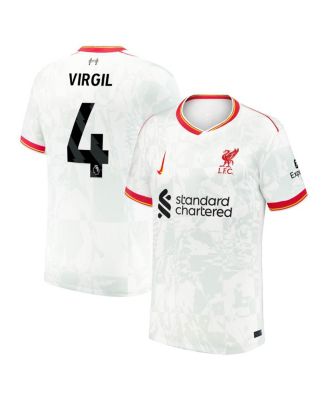 Nike - Men's Virgil van Dijk White Liverpool 2024/25 Third Replica Jersey