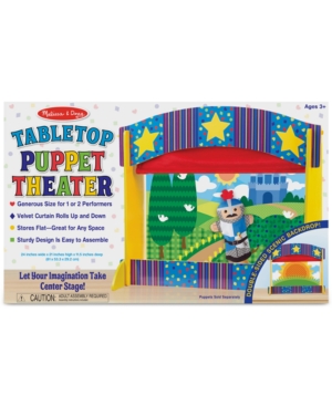 Melissa and Doug Kids' Tabletop Puppet Theater