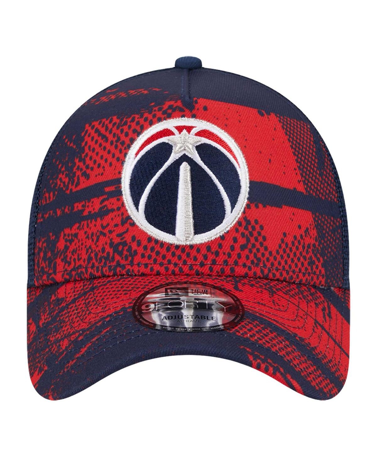 New Era Mens Washington Wizards  Wizards A Frame Otc Nba 24 Tip Off Hat In Navy,red