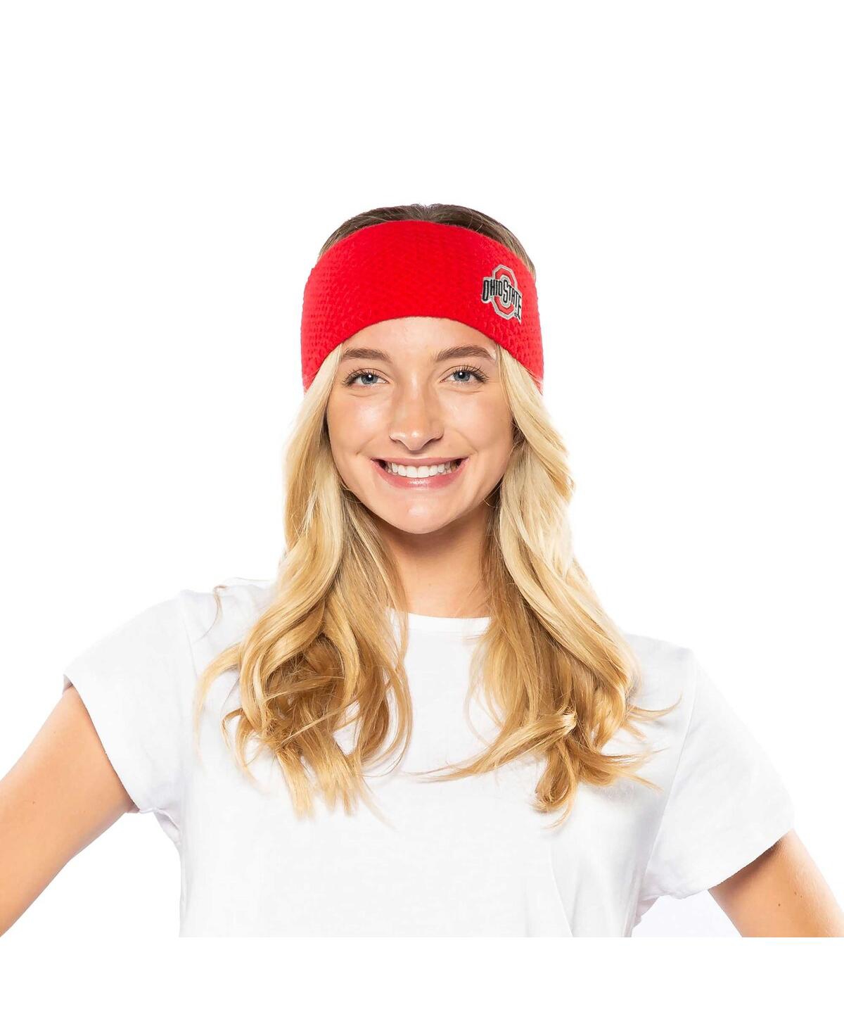 Scarlet Ohio State Buckeyes Fashion Knit Headband - Scarlet