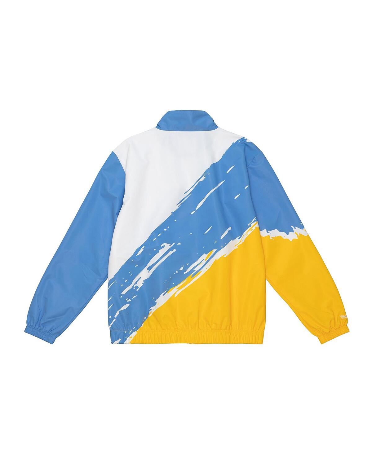 Mitchell & Ness Men's White Southern University Jaguars Paintbrush Full-zip Windbreaker In White