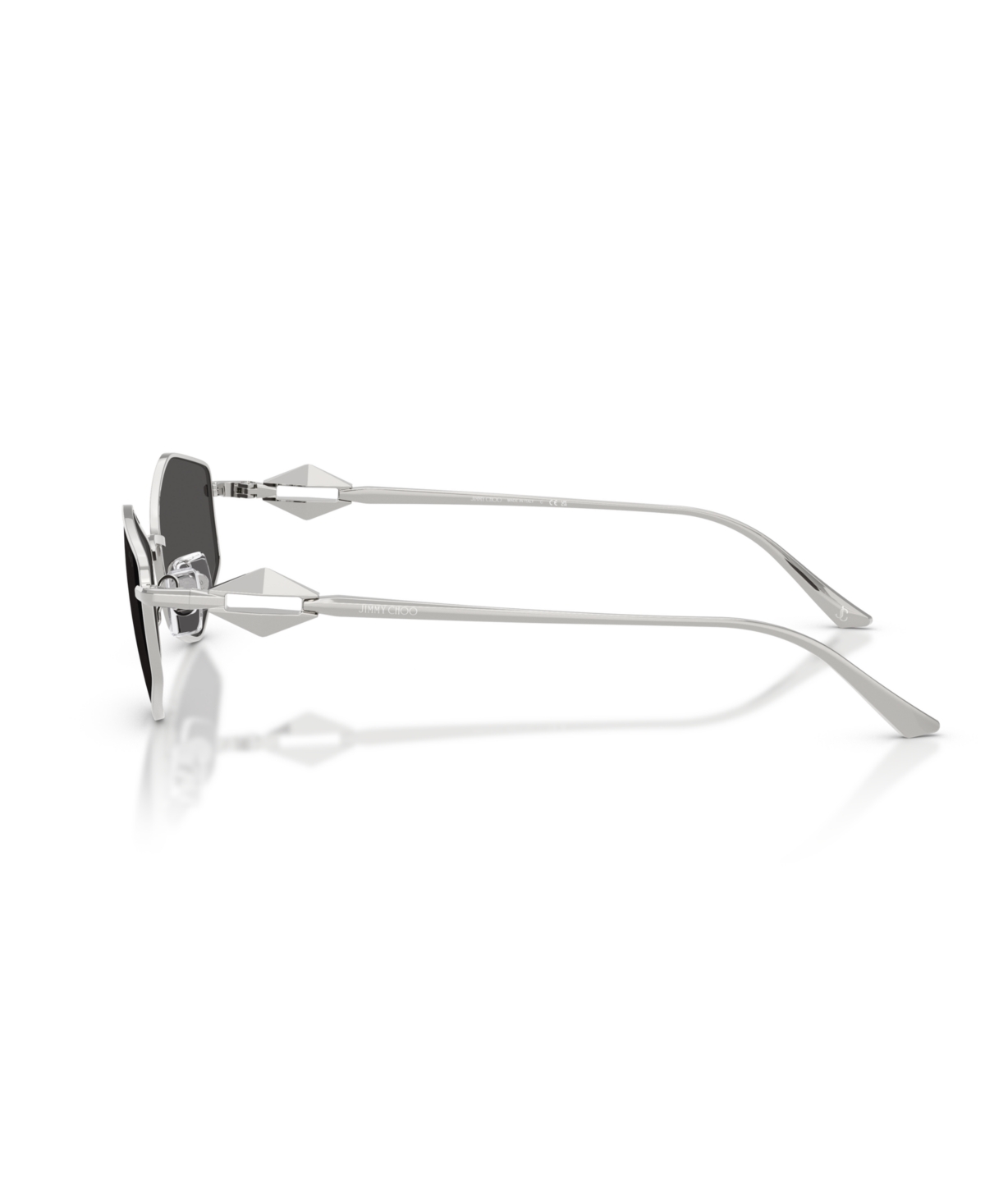 Jimmy Choo Frau Sunglass Jc4017 In Silver