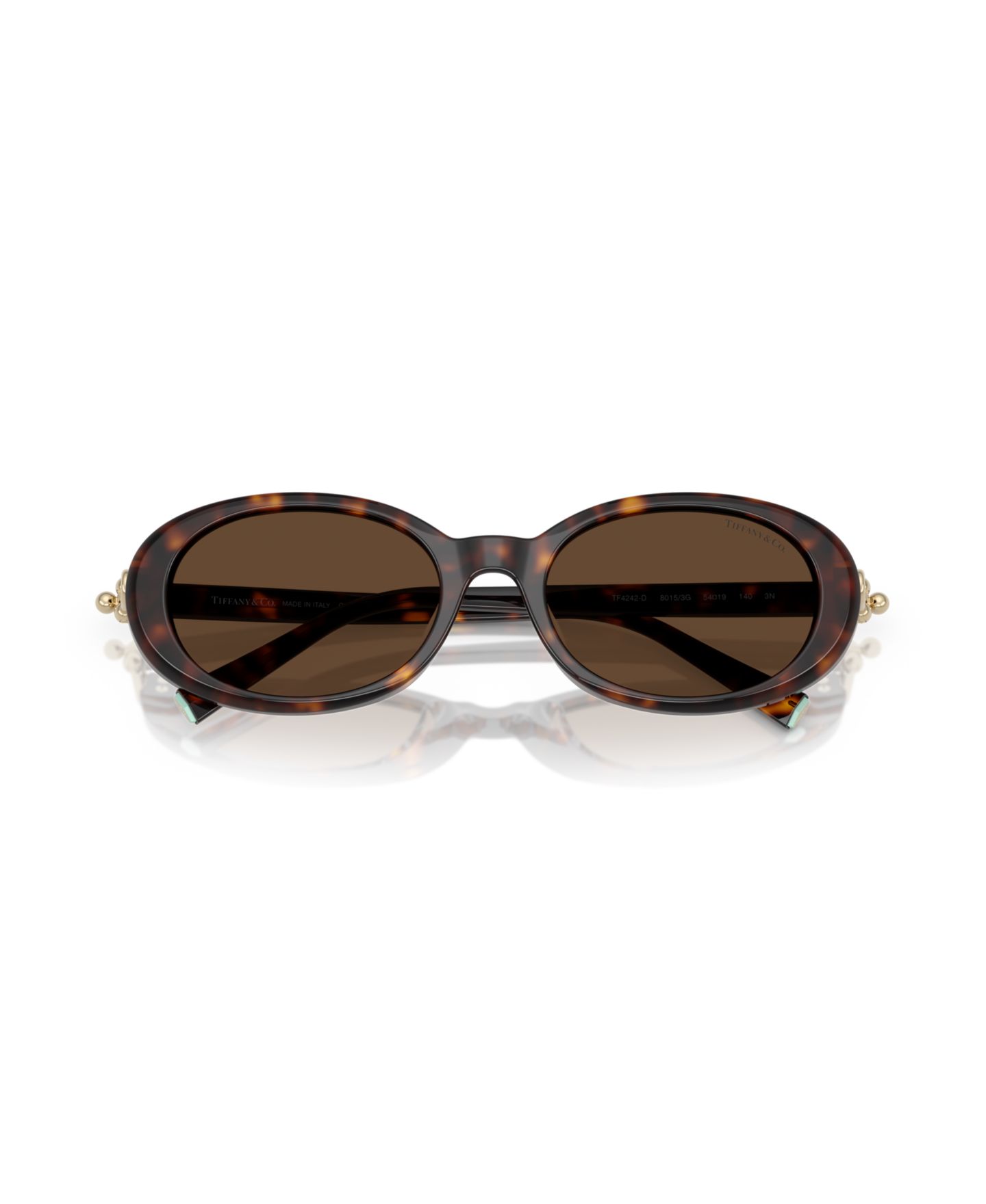 Женские солнцезащитные очки Tiffany & Co. Standard Sunglasses, TF4242D, цвет: Гавана — фото 2