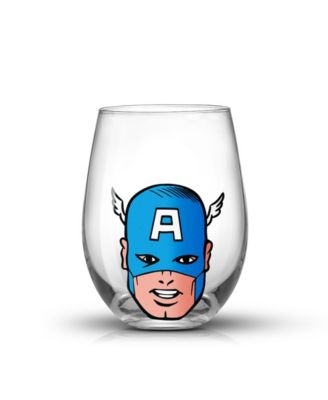 Marvel Heroes Stemless Drinking Glasses, Set of 4