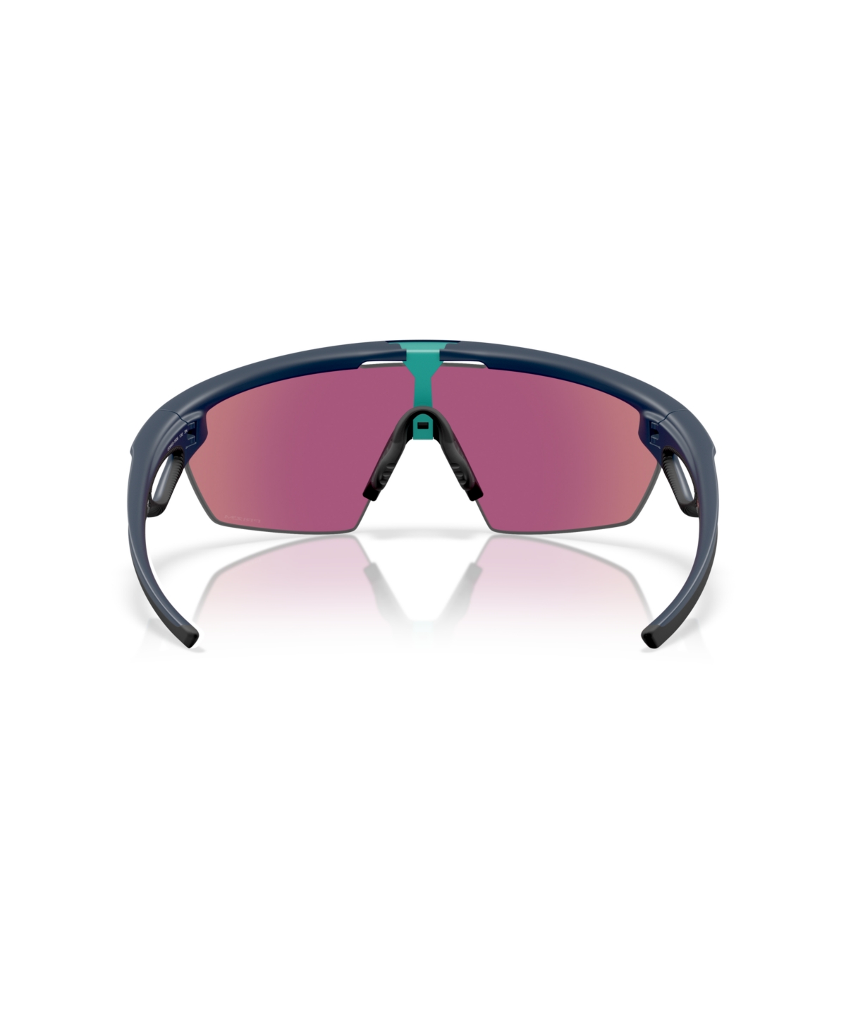 Shop Oakley Unisex Sphaera Pacific Trail Collection Sunglasses, Oo9403 In Matte Silver,blue Colorshift