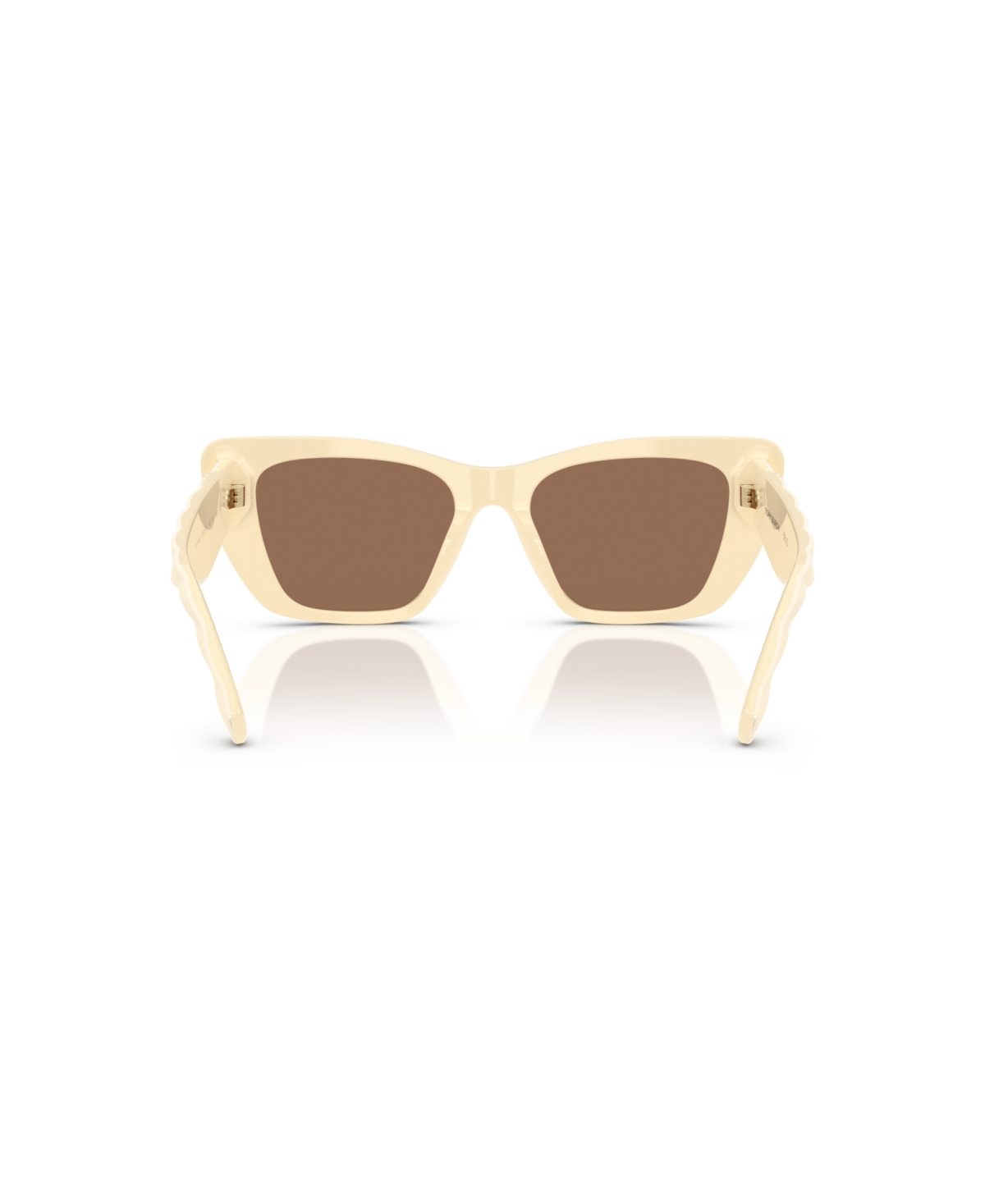 Tory Burch Ty7216u Cat-eye Acetate Sunglasses In Ivory