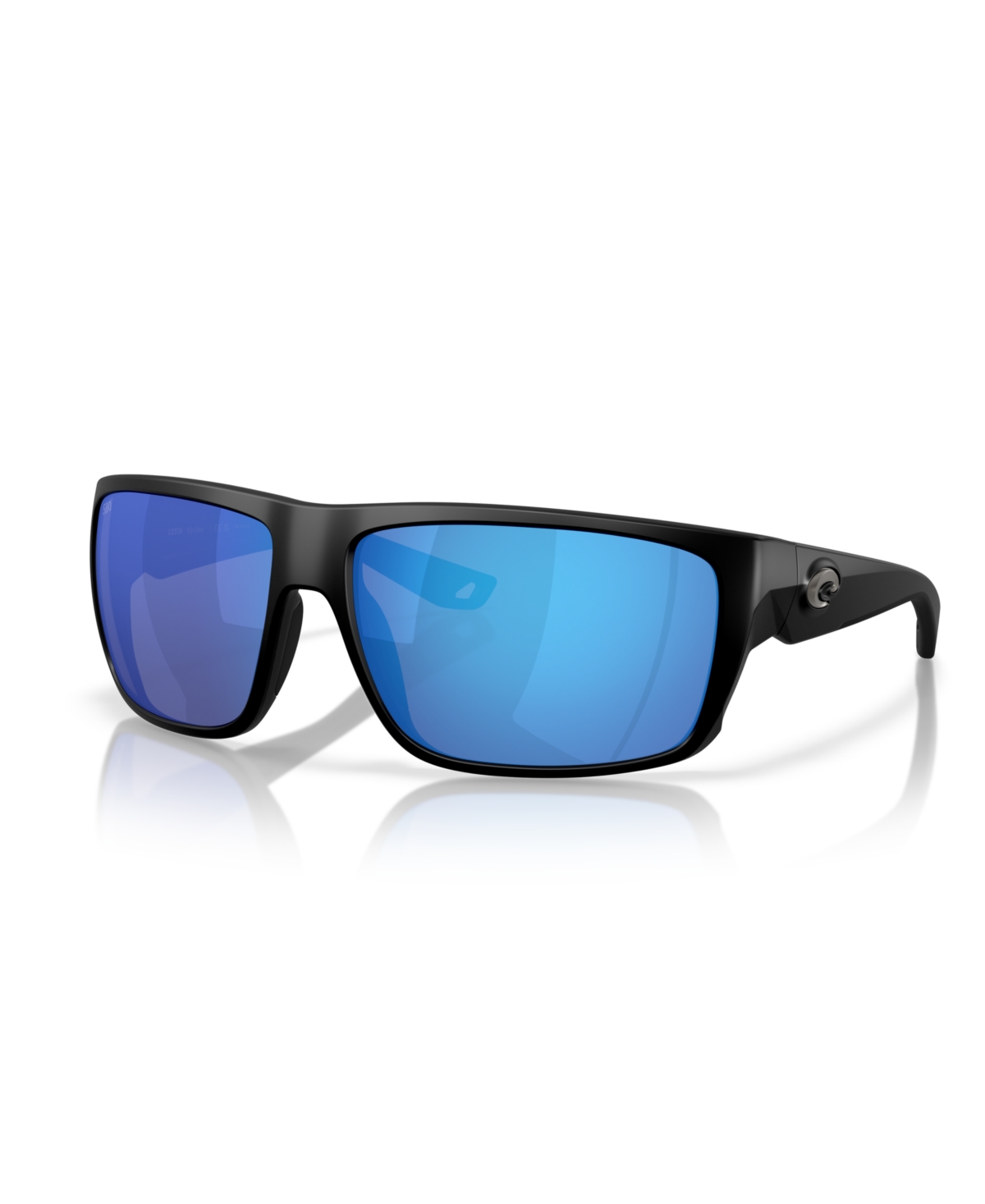 Men's Fly Line Polarized Sunglasses, 6S9129 - Matte Black