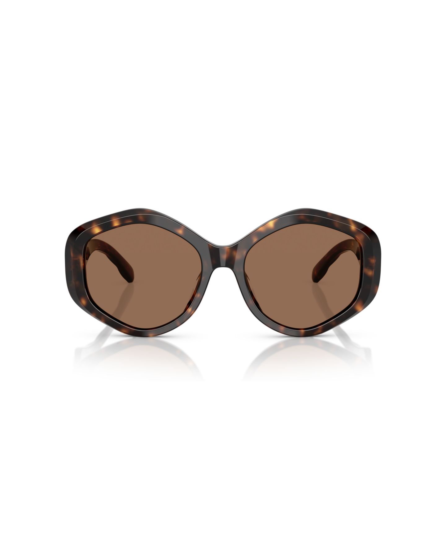 Женские солнцезащитные очки Tory Burch Large Sunglasses, TY7217U, цвет: Тёмный черепаховый — фото 5