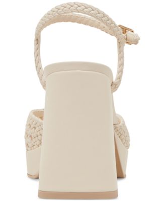 Women's Peyten Wide Width Woven Two-Piece Platform Dress Sandals