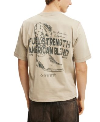 Men's Cropped Fit Graphic T-Shirt