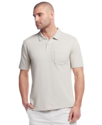 Weatherproof Vintage - Men's Regular-Fit Twill Pocket Polo Shirt