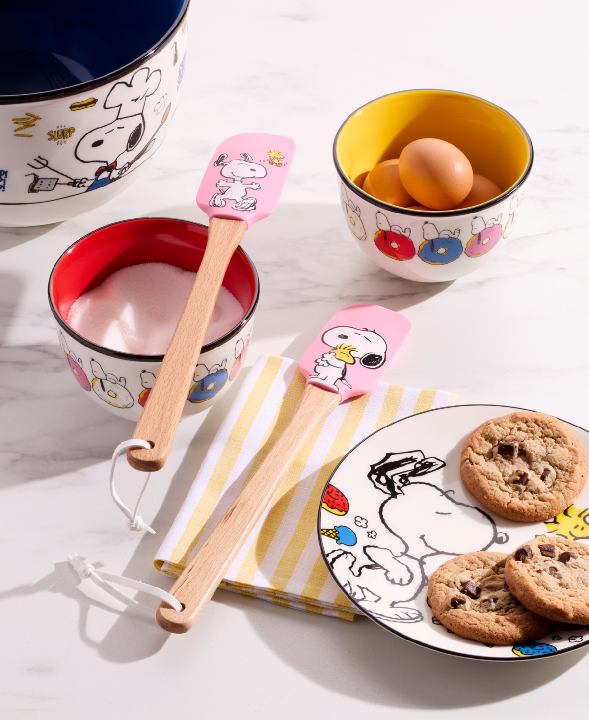 Lenox Chef Snoopy Pink Spatulas, Set of 2
