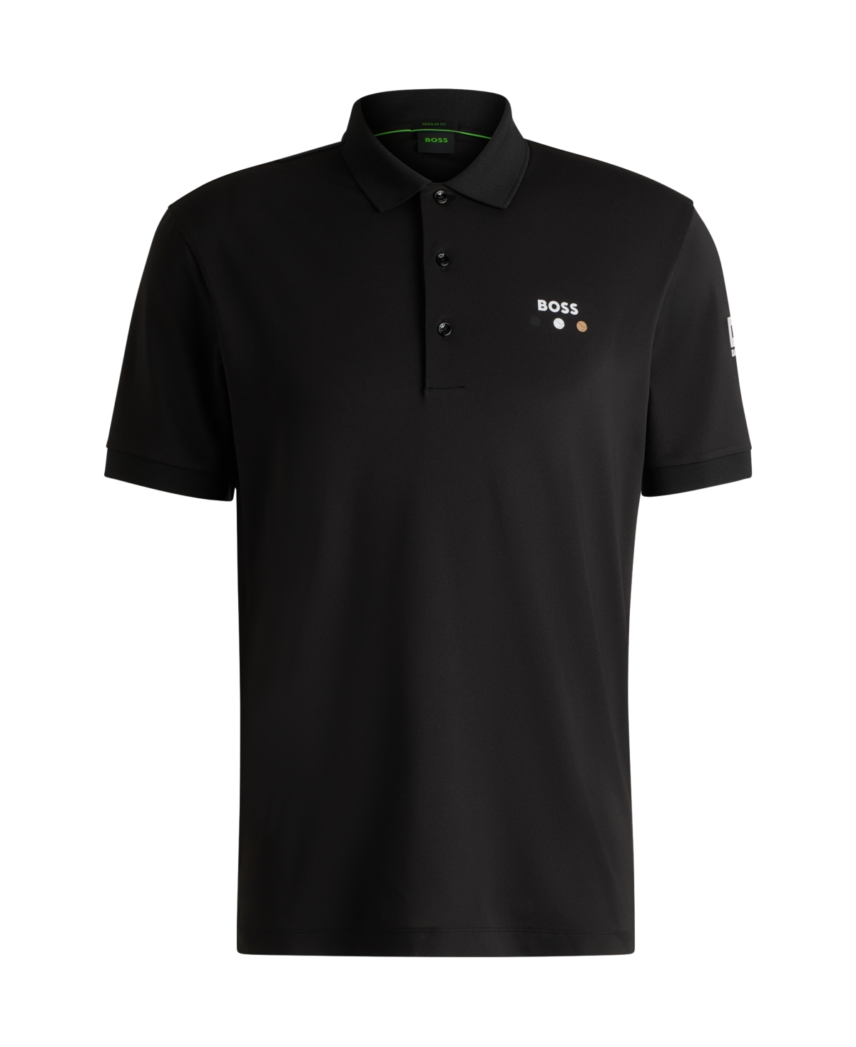 Hugo Boss Boss By  Men's Paddy Stretch-pique Regular-fit Polo Shirt In Black