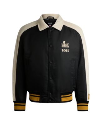 x NFL Men's Velvet Trim Bomber Jacket